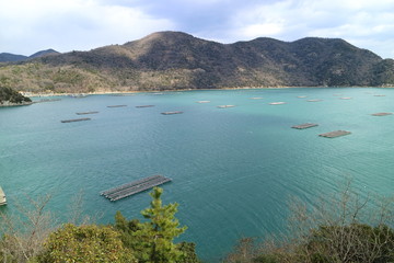 Katakami bay in Okayama, Japan