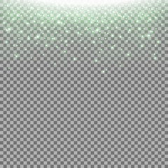 Glittering stardust, sparkling particles,