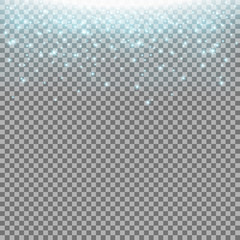 Glittering stardust, sparkling particles,