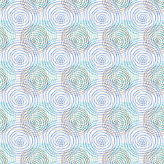 Spiral seamless pattern. Repeating geometric background. Elegant template for fashion prints. Texture for wallpaper, textile design.