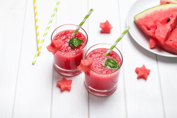 Delicious watermelon smoothie