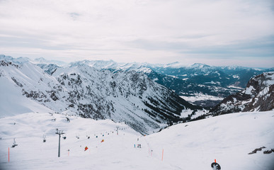 ski resort in the mountain, Alp, Germany