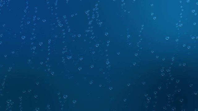 Water Bubbles Loop - Seamless looping animation of bubbles from a body of water like an ocean, lake, pond, pool, aquarium or beverage. Can easily be color corrected to your liking.