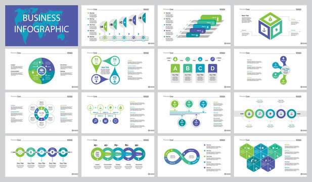 Fifteen Analytics Slide Templates Set