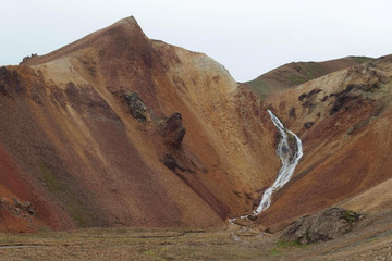 Islandia - Tęczowe Góry Landmannalaugar w interiorze © Iwona