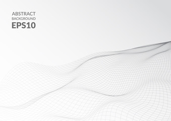 Abstract background with wavy texture. Distortion of space.