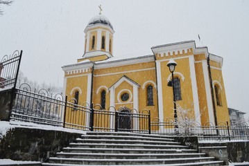 Church in the city center
