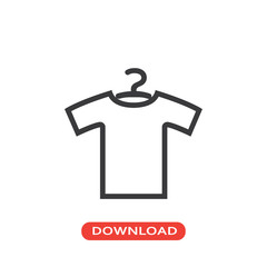 Obraz premium T-shirt on a hang icon