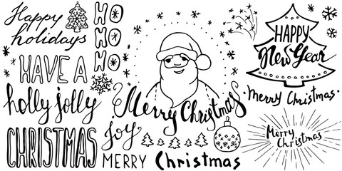 Doodle Christmas set