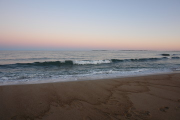 Coucher de soleil, Maine, USA