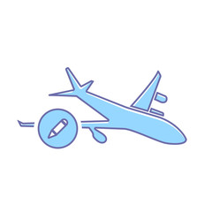 Airplane edit flight plane transport travel icon