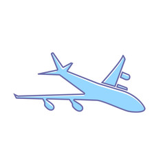 Airplane flight plane transport travel icon