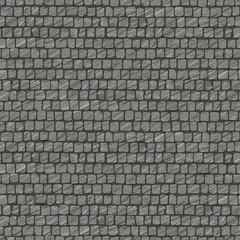Squared Street Cobblestone Pavement. Old fashioned. Abstract seamless pattern. Street paving stone texture useful as background. Stone roadway.