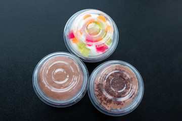  Assorted desserts for fast food from above