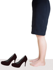 high heel shoes