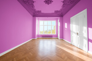 empty room in beautiful apartment - real estate interior