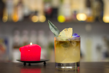 Nice alcohol cocktail