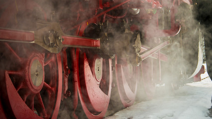 Fahrwerk Einer Dampflokomotive / Steam Locomotive Chassis