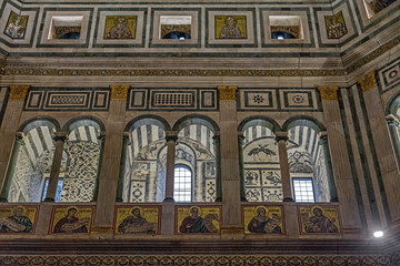Wall in the Baptistery do Giovanni in Florence, Italy
