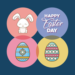 Happy easter design