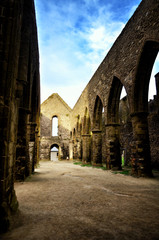 Saint Mathieu the Abbey and the ruins, Brittany