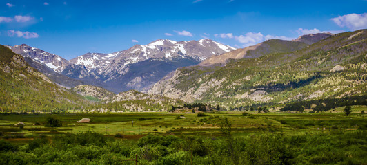 Fototapeta na wymiar Rocky Mountain National Park in Colorado