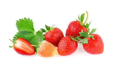 Strawberry isolated on white background