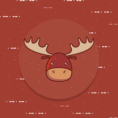 cute elk icon image