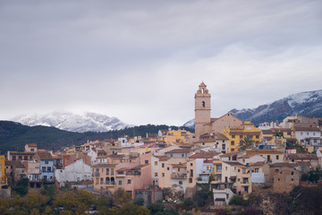 Obraz premium Costa Blanca mountain village