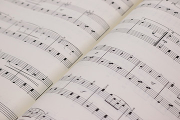 Obraz premium 楽譜 譜面 音符 音楽