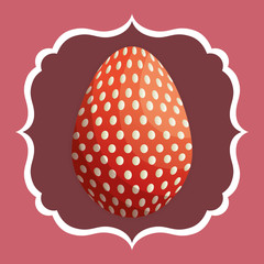 eggs painted happy easter celebration vector illustration design