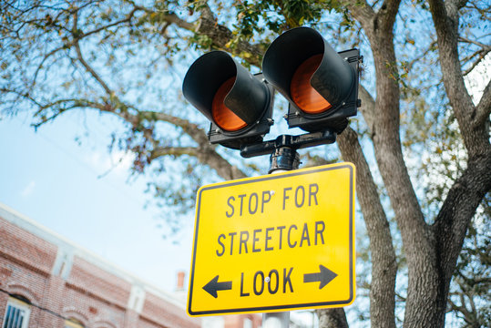 Stop for streetcar