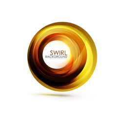 Abstract swirl banner, circle vector abstract background with copy space