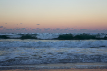 City of Gold Coast at Sunset