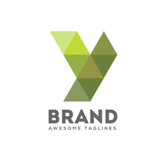 letter Y geometric logo vector, creative modern and simple letter Y logo , modern letter y IT logo, Letter Y e-commerce logo