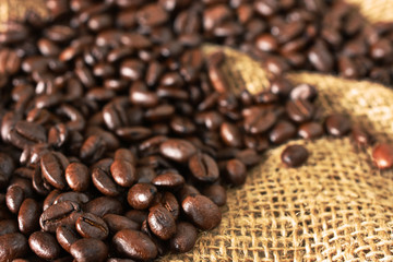 Roasted Coffee Bean Abstract