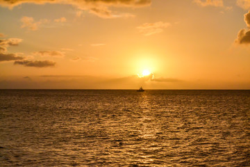 Dominica Island Sunset 