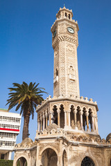 Obraz premium Clock tower on Konak Square, Izmir, Turkey