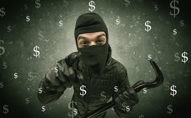 Money hungry thief.