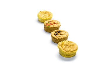 cupcake isolated on white background