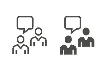 Management consulting vector icon.