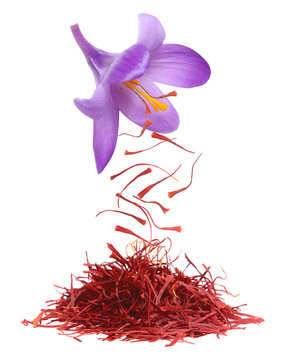 Dried Saffron Spice