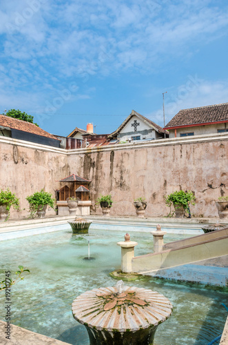 Ancient Pool At Taman Sari Water Castle Yogyakarta Java