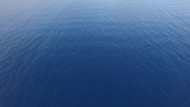 The blue sea, aerial view, Ciento, Italy