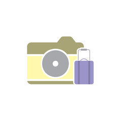 Travel Camera Logo Icon Design