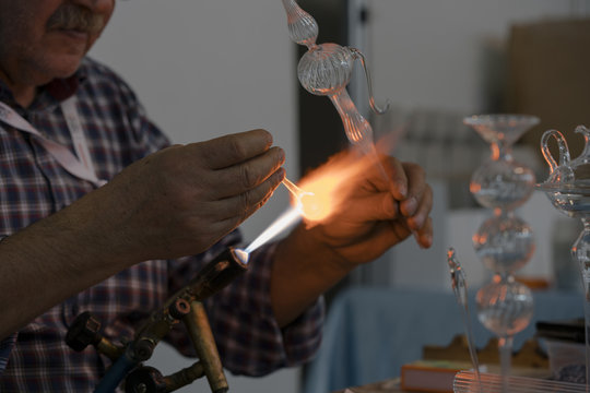 Cam &uuml;fleme sanatı ve ateş
