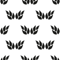 Ornamental seamless floral ethnic black and white pattern. Background can be used for surface design, wallpaper, textile, fabric, wrapping, web. Template for design and decoration