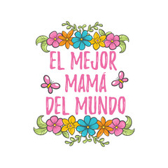 Spanish mother day greeting