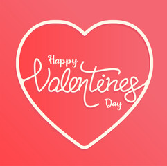 heart shape valentine's day vector background 