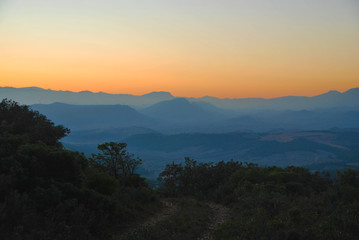 Naklejka premium coucher de soleil